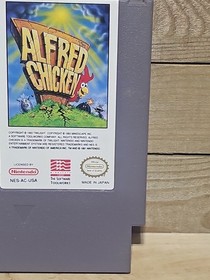 Alfred Chicken (Nintendo Entertainment System, 1994). Cartridge & NES Sleeve.