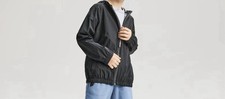 Cat Jack Kids Hooded Rain Jacket Windbreaker Coat Size XS 4-5 NEW