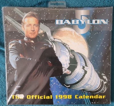 B5 Babylon 5 offizieller Wand Kalender Rarität 1998 OVP