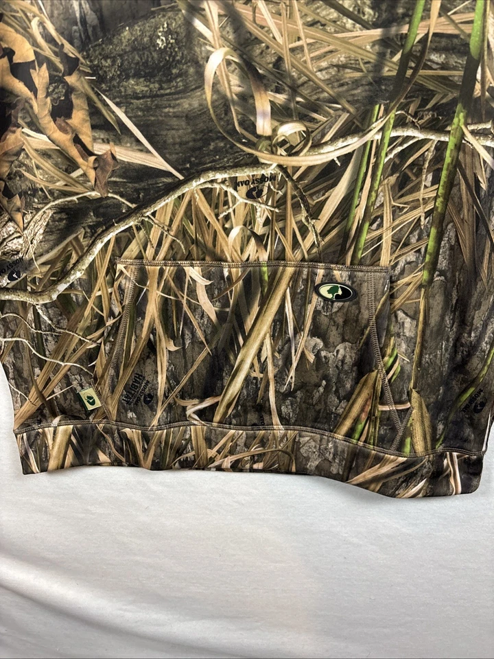 Mossy Oak Camo Hoodie Men’s L Real Tree Hunting Pullover Sweatshirt New w/ Tags - Image 3 of 4