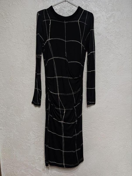 Women Hugo Boss Dress Black Cotton 38 / M / 46