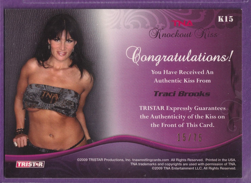 2009 Tristar TNA Knockout Kiss 5 Card Lot Tara, Sharmell, Madison Rayne, Brookes - Picture 7 of 11