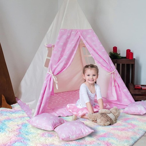 Luxury Fluffy Rainbow Area Rug for Girls Bedroom 4x6, Soft Fuzzy Kids Rugs fo... - Picture 3 of 7