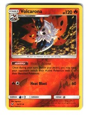 shiny volcarona pokemon card Volcarona GX - 213/236 Full Art Ultra Rare main image 1