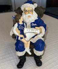 Duke University Wishlist Santa 2001 Figure -2nd in series Collegiate Collectable