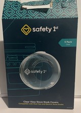 Safety 1st Child Proof Stove Knob Covers Clear View, 5 pack NEW open box