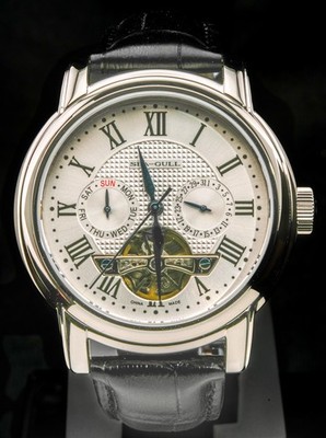 Seagull Men's 42mm Multifunction Flywheel Wristwatch D819.622 Calendar Watch