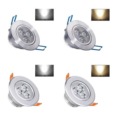 3W LED Recessed Spotlights Energy Saving Embedded Downlights Easy to Install