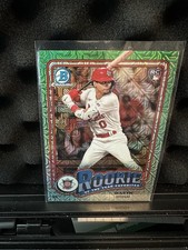 2024 Bowman - Mega Box Chrome Masyn Winn #ROY-3 Green Mojo Refractor /99 (RC)