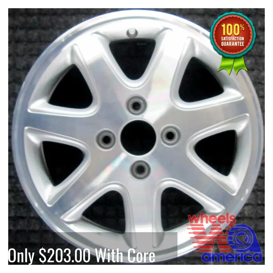 Wheel Rim Acura CL 16 1998 1999 42700SS8A11 Machined OEM Factory OE 71681 - Image 2 of 4