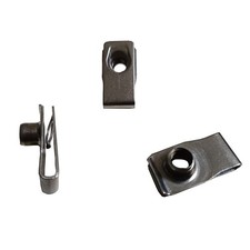 M8 Long Stainless Steel U -Style Clip-On Nut,U-Type Fasteners Pack of 20