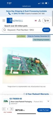 Emerson Liebert 02-790809-00 PC Board NEW