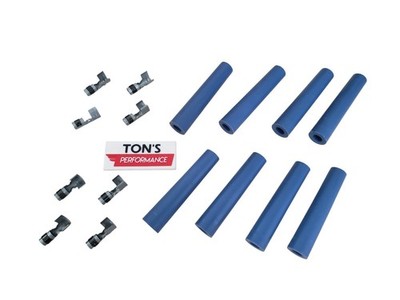 8 pack Straight Spark Plug Wire Boots With Terminals Taylor Wire USA 8mm kit BL