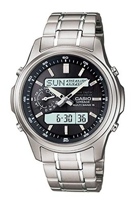 Unbenutzte CASIO LINEAGE LCW-M300D-1AJF Schwarz Silber Robust Solar Herrenuhr...