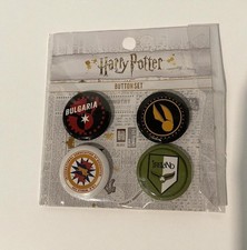 Loungefly Harry Potter Quidditch Collectible Button Set of 4 Sealed NEW