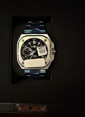 Bell & Ross BR-X5 Black Steel 41mm Steel Mens Watch With Box