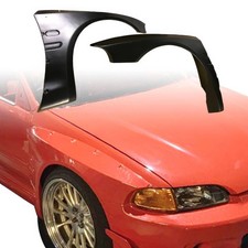 Vsaero Frp Tkyo Wide Body Fender Flares Front 40mm Eg 3dr Hatchback For Civic