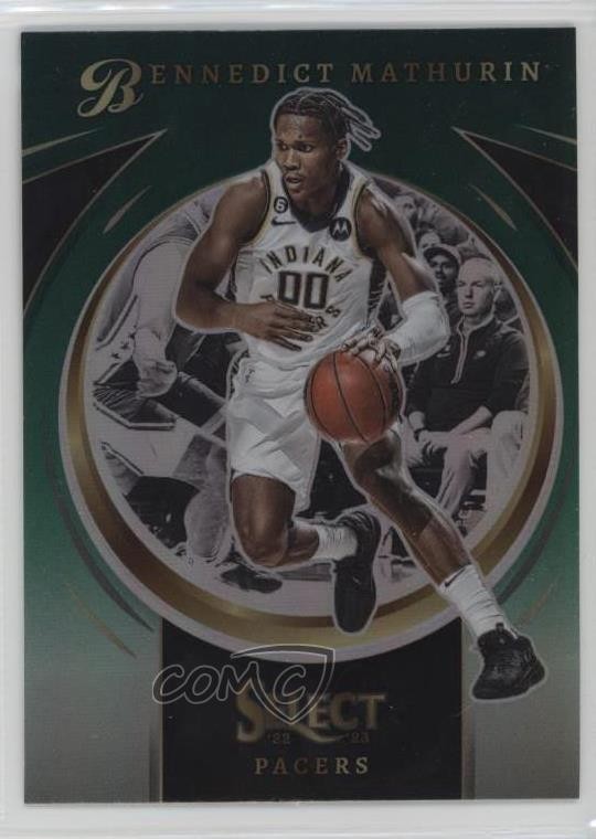 2022-23 Panini Select Select Certified Green Prizm Bennedict Mathurin #6 16sg