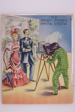 1940s Anniversary Card Couple Photographer Humor Wood Theme