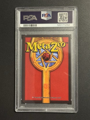 PSA 10 GEMAS COMO NUEVAS Grim Reaper Full Holo 7/66 HiroQuest MetaZoo - Imagen 2 de 2