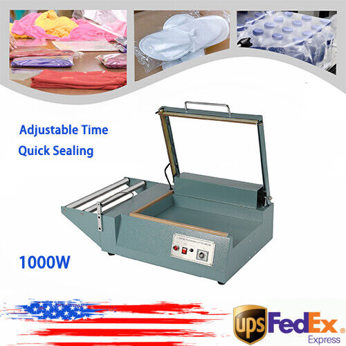 New Shrink Wrap 1000W Sealing Machine L-bar Sealer Cutter Packing Machine USA - Picture 1 of 22