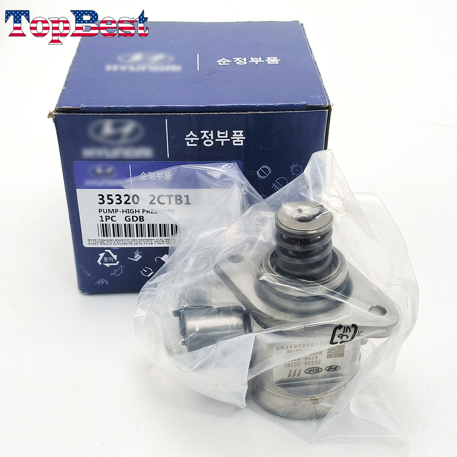 OEM Fuel Pump High Pressure 35320-2CTB1 for 18-21 Kia Stinger 2.0L ...