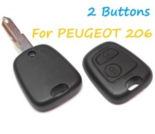 2 Button Remote Key Fob Case For Peugeot 107 206 207 306 307 407