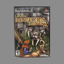 Cabela's Dangerous Hunts 2 (PS2 Sony PlayStation 2, 2005) Complete with Manual