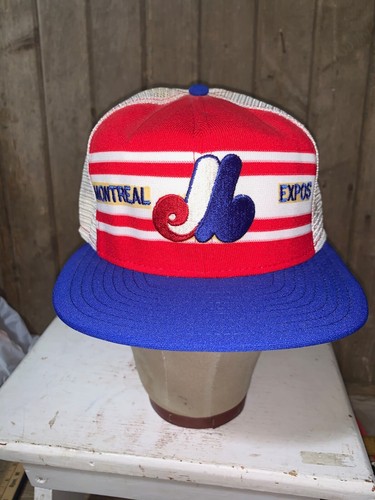 VINTAGE 80s Rare Montreal Expos Red MLB 