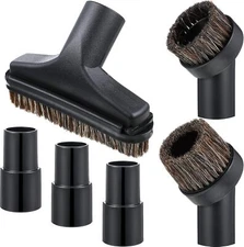 6 Pieces 25mm and 36mm Vacuum Brush Round Brush 5.9 Inch Vacuum Floor Brush