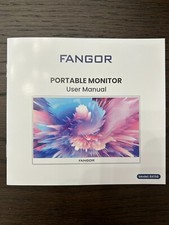 FANGOR Portable Monitor Model: BX156. 15.6 inch screen. 1920 1080P Full HD 