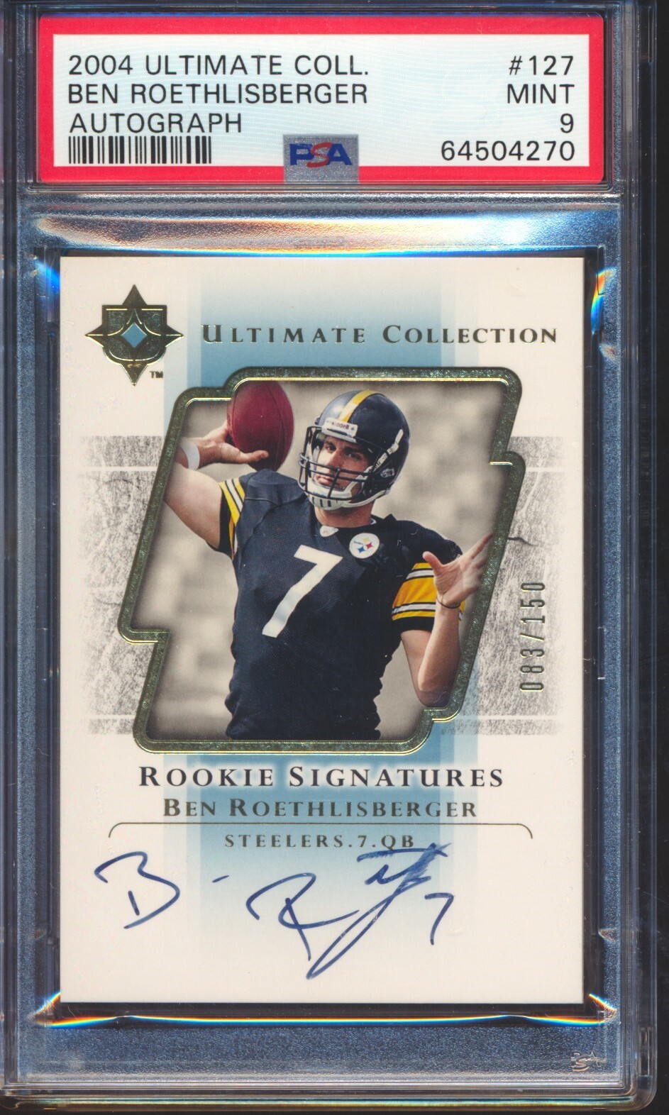 Ben Roethlisberger Ultimate Collection Ultimate Rookie Jersey #URJBR Ultimate Rookie Jersey