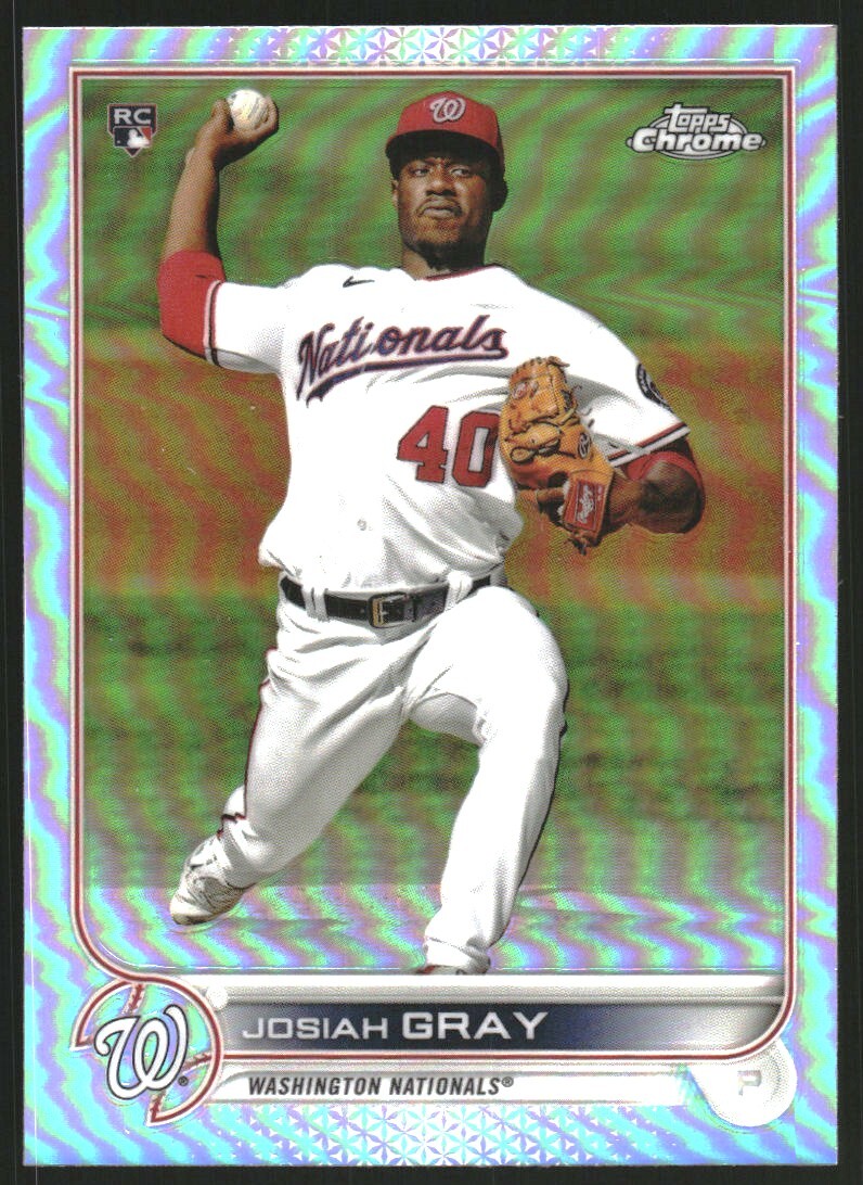 2022 Topps Chrome Refractors #160 Josiah Gray
