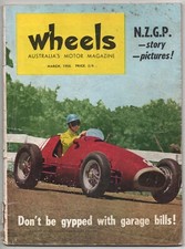 Wheels Australia's Motor Magazine March 1956. New Zealand Grand Prix. Acceptable