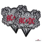 AC/DC Black Ice Music Rock Band Embroidered Back Patch Iron On SIZE: 13 ...