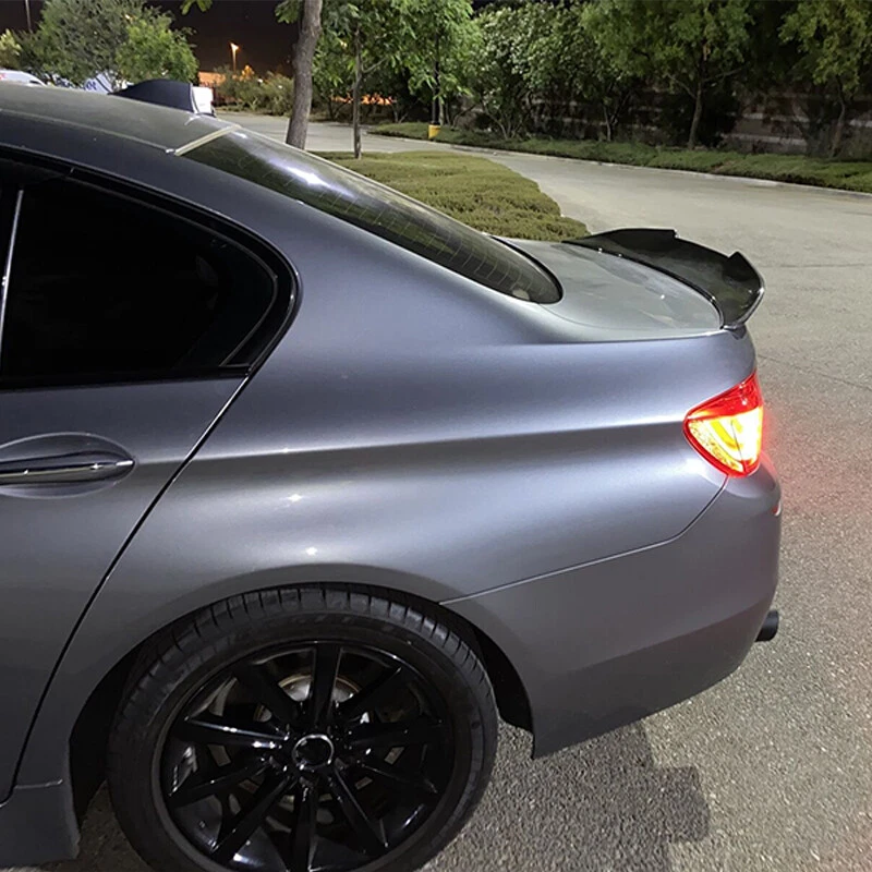 For 2011-2016 BMW F10 528i 535i 535d 550i M5 Carbon Color Highkick Trunk Spoiler Foto 2 de 4