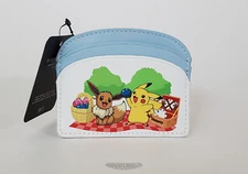 🚦Bioworld Pokemon Pikachu & Eevee Picnic Cardholder - Exclusive - 2022 New!