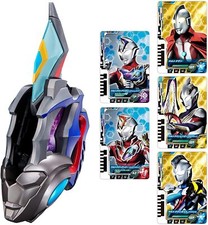 NEW Bandai DX Ultra D Flasher Dee Flasher Ultraman Decker  3 Bonus gold Card