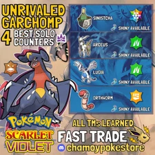 7-STAR UNRIVALED GARCHOMP TERA RAID EVENT: BEST COUNTERS⚡POKEMON SCARLET VIOLET