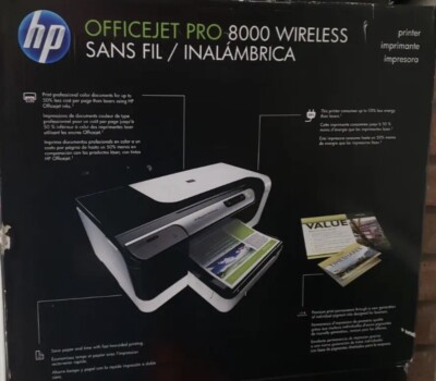 Brand New HP Officejet Pro 8000 Wireless Color Inkjet Printer. Nib