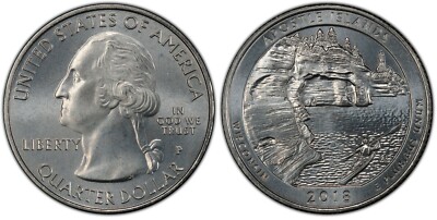 2018-P Apostle Islands Wisconsin NP ATB 25C Unc Quarter Philadelphia mint NPP42