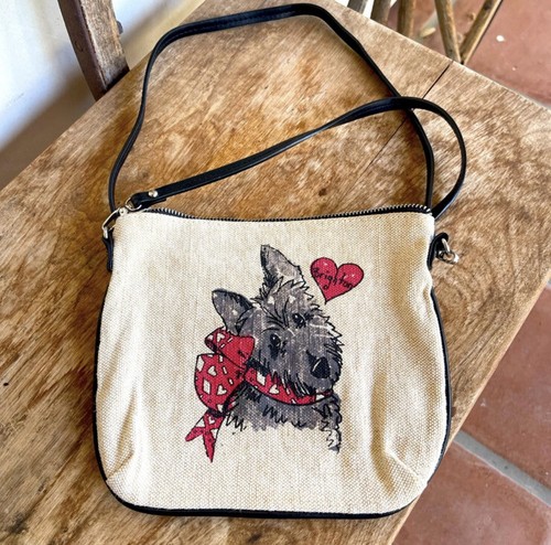 Brighton Welpe Hund Umhängetasche oder Clutch Bag ""Übung? "Ich würde lieber Zubehör!"