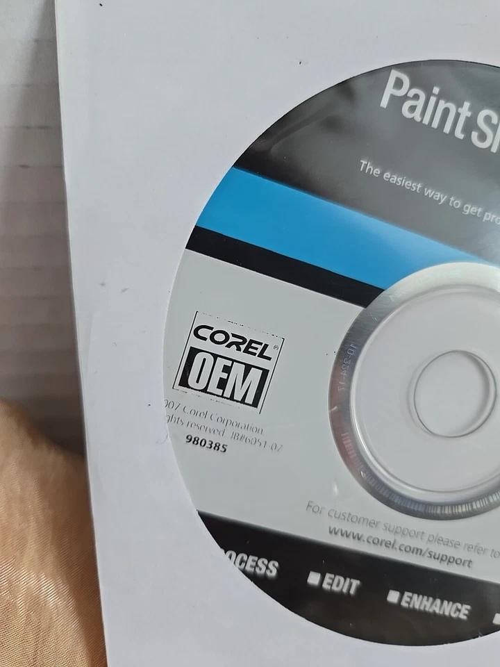 Corel Paint Shop Pro Photo X2 - Windows W/ Serial Number Disc Only UNOPENED NEW - Image 2 of 4