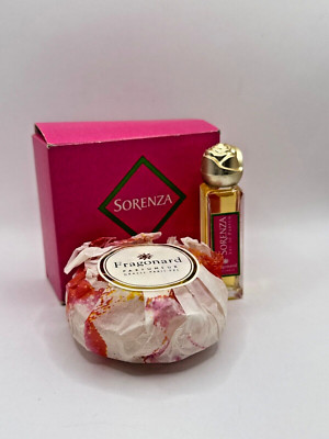 SORENZA BY FRAGONARD 9ML EDP SPLASH & 50G SAVON (NEW WITH BOX)