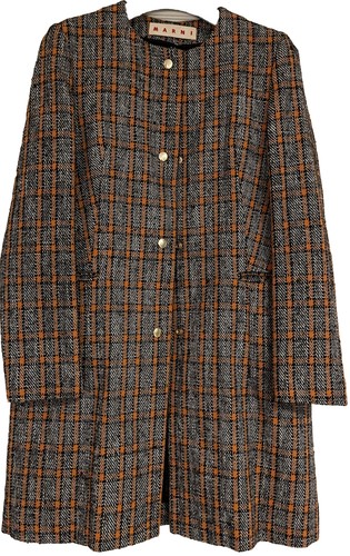 Marni Plaid Coat
