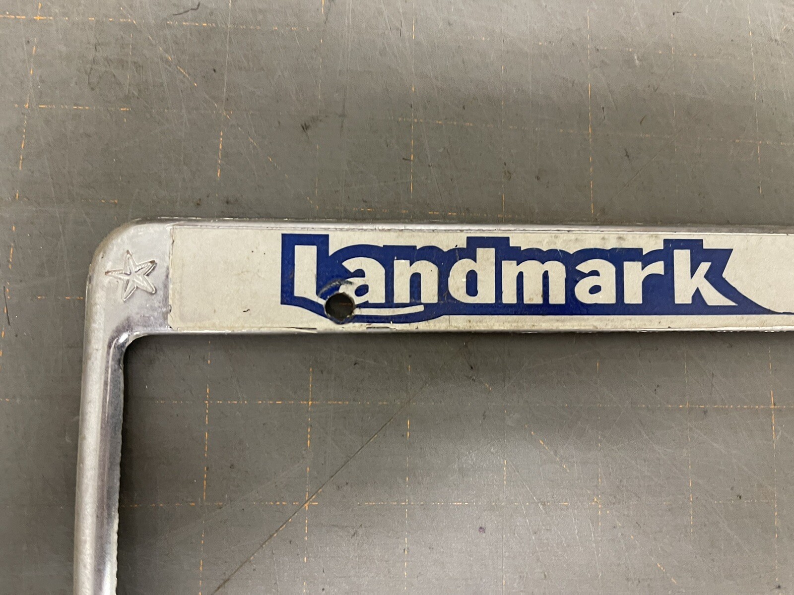 Landmark Ford Tigard OR Vintage Metal Dealer License Plate Frame Oregon Cosmo eBay