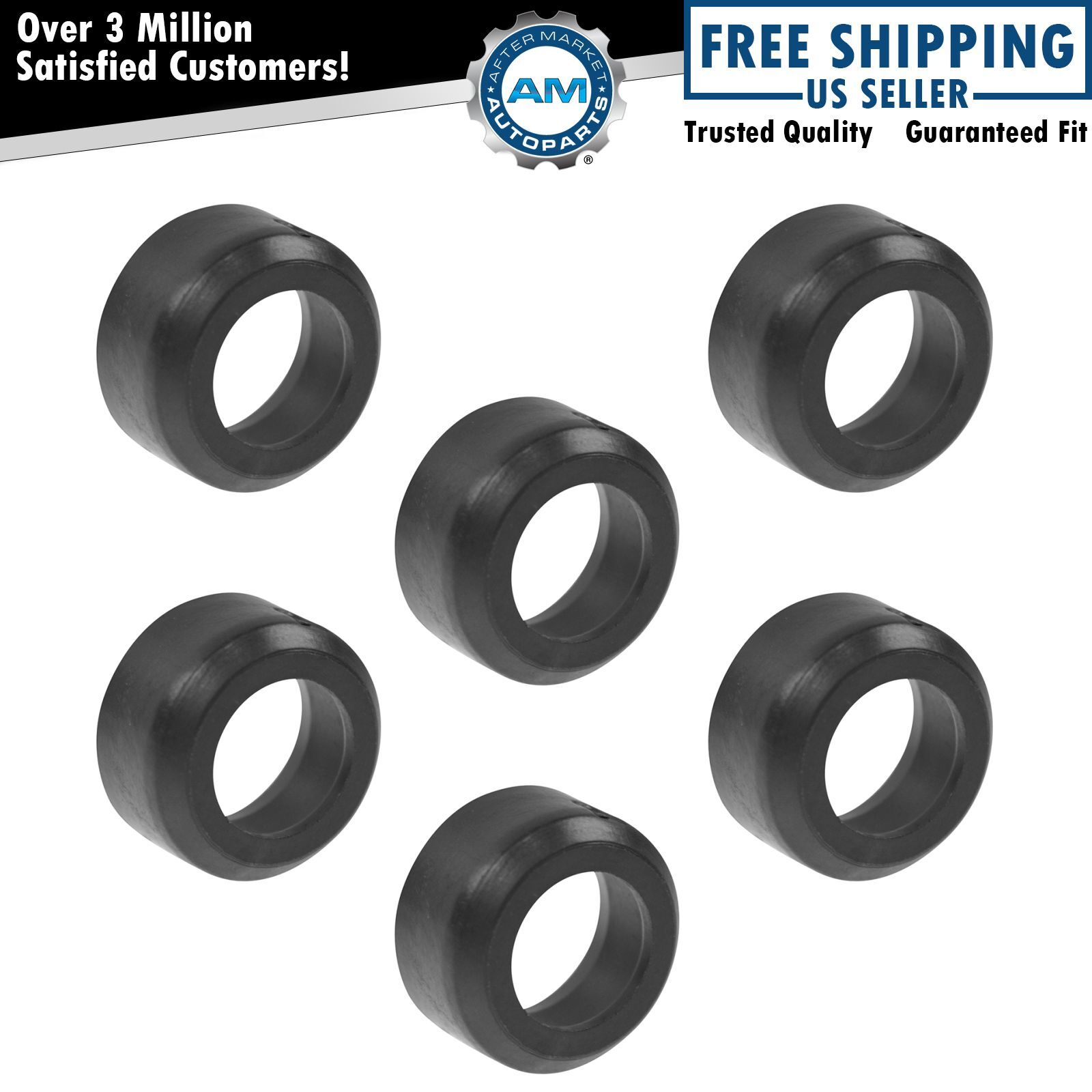 OEM F77Z9G512AA Fuel Injector Seal Adapter Set of 6 for Ford 4.0L