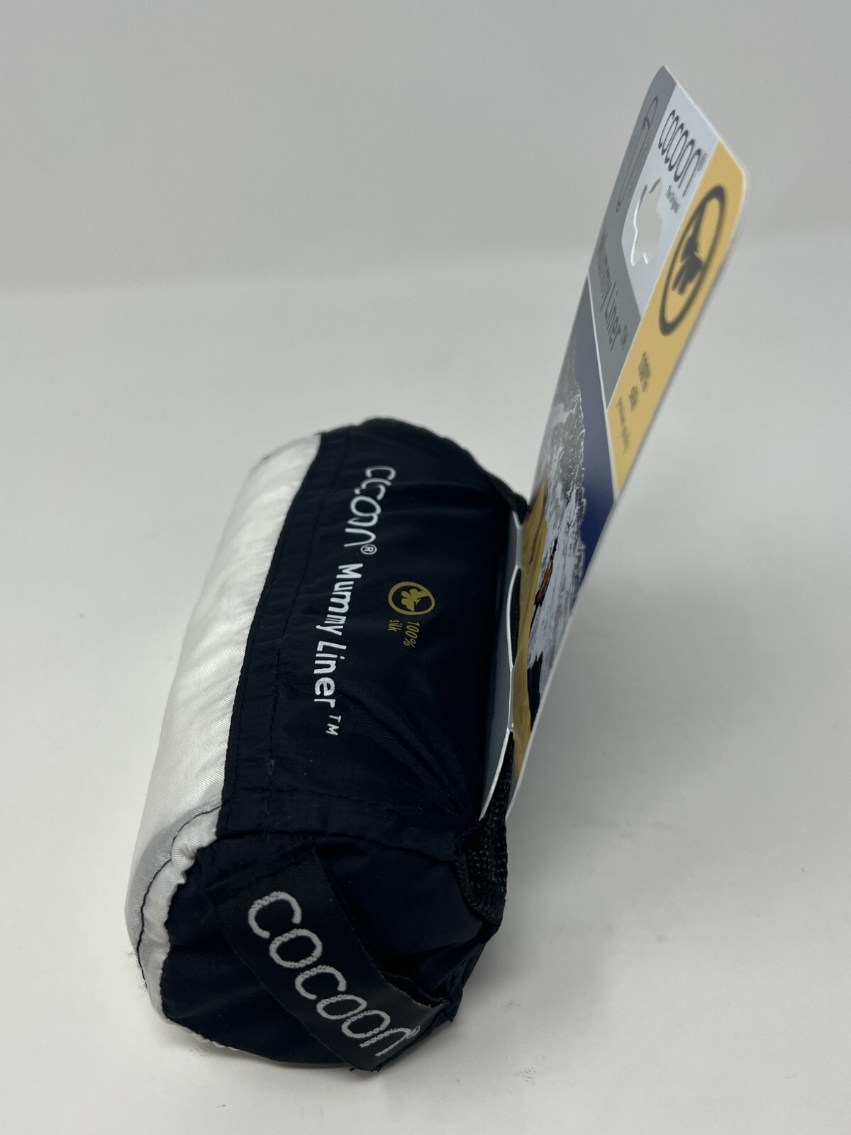 Cocoon Mummy Liner 100 Silk Sleeping Bag Liner 95" x 35" Weight 4.7oz