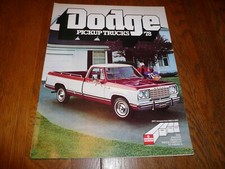 1978 Dodge Pickup Trucks Sales Brochure - Vintage 1978 Dodge Pickup Trucks Sales Brochure - Vintage