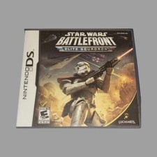 Star Wars Battlefront: Elite Squadron (Nintendo DS, 2009) Complete with manual